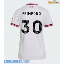 Camisa de time de futebol Liverpool Jeremie Frimpong #30 Replicas 2º Equipamento Feminina 2026-27 Manga Curta